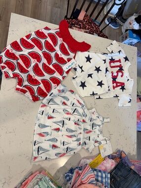 (3) Patriotic Outfits (18-months)